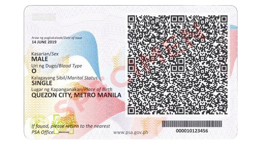 PhilSys Number – Philippine Identification System